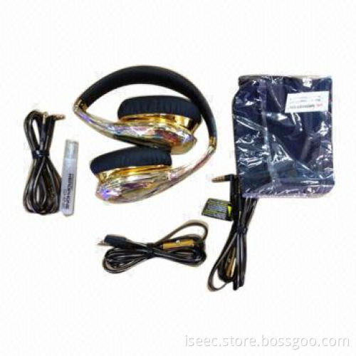 Tears Headphone with Mic Newly Listed Luxurious Diamond Stereo Headphone